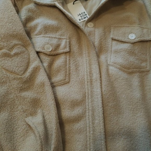 Jillian Harris Scholar Shacket  l - Picture 2 of 4